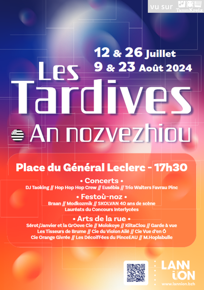 Concert et Fest-Noz à Lannion