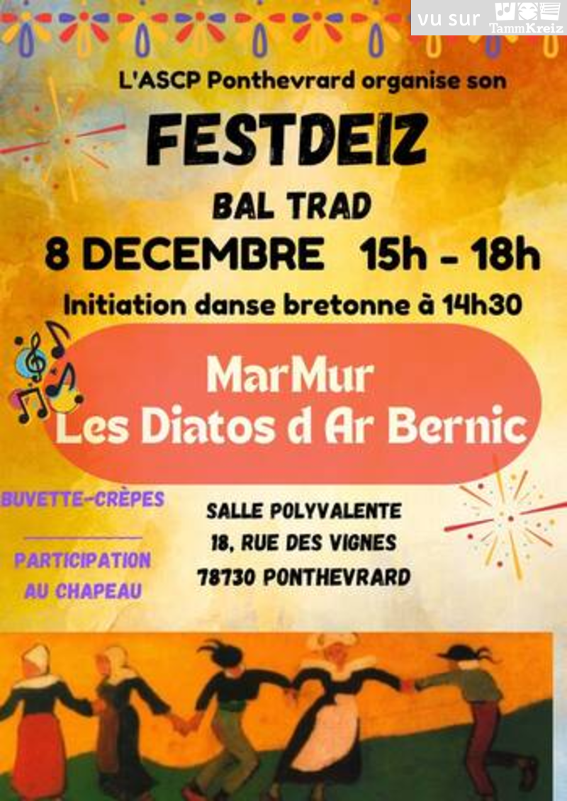 Fest-deiz/bal à Ponthévrard 