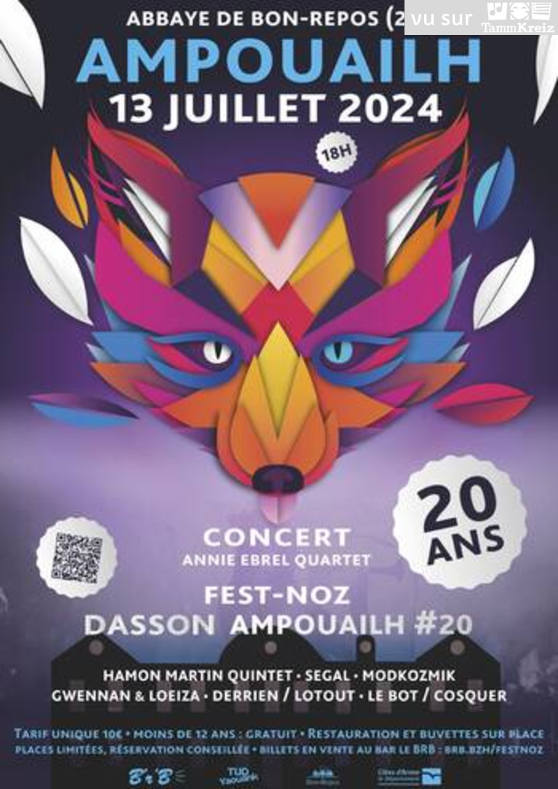 Concert et Fest-Noz à Bon Repos sur Blavet