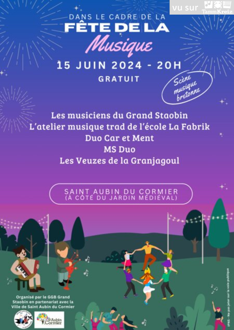 Fest Noz à Saint-Aubin-du-Cormier
