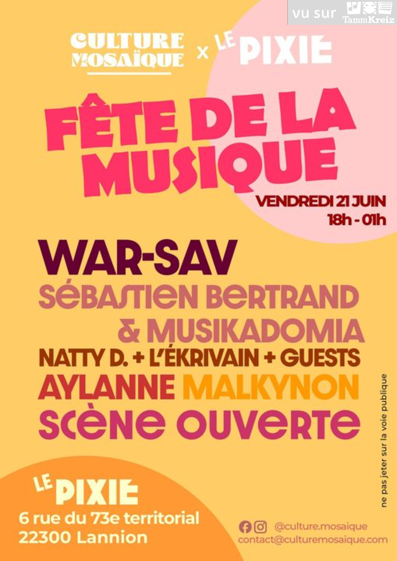 Concert et Fest-Noz à Lannion