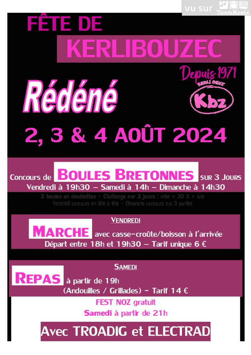 Fest Noz à Rédéné