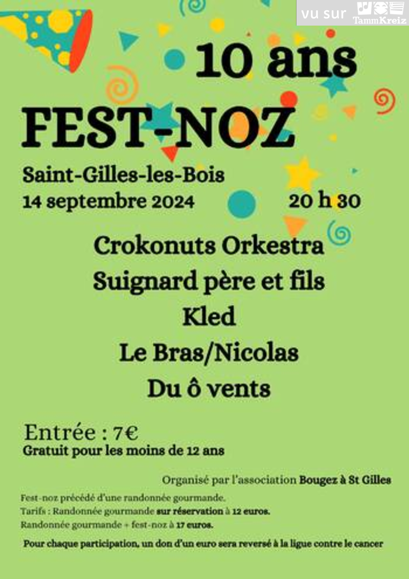 Fest Noz à Saint-Gilles-les-Bois
