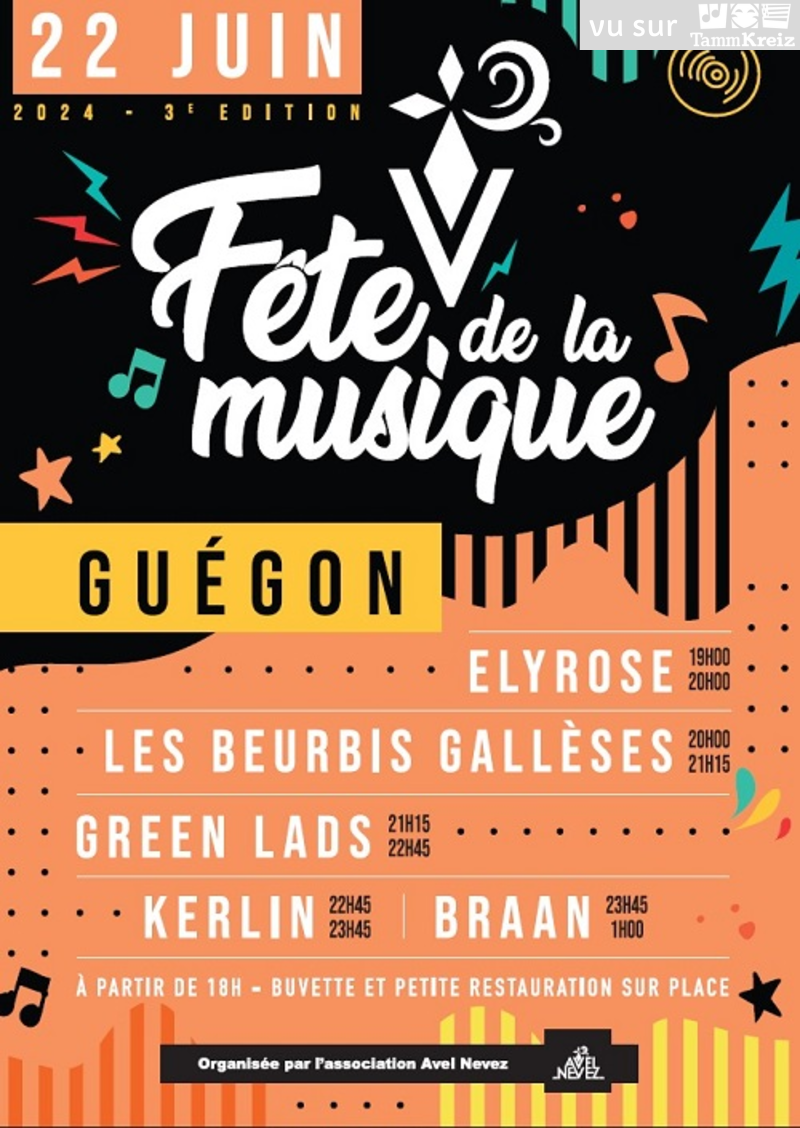 Concert et Fest-Noz à Guégon