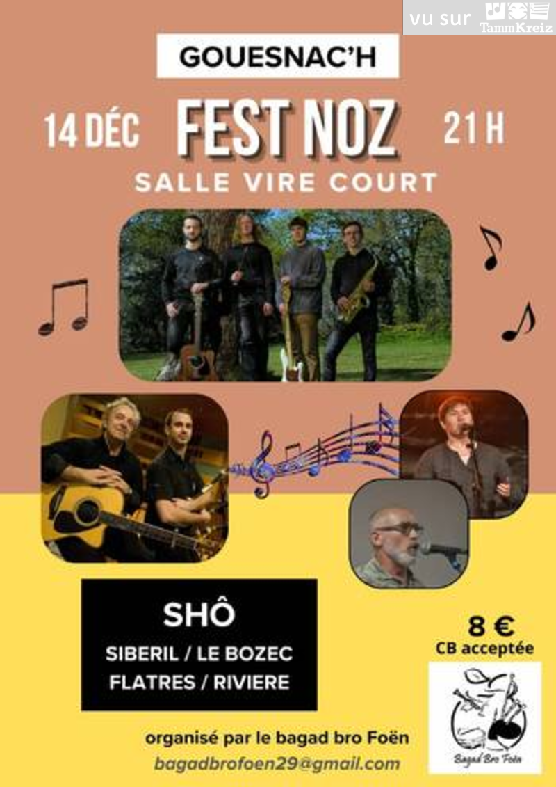 Fest Noz&nbsp;à&nbsp;Gouesnac'h