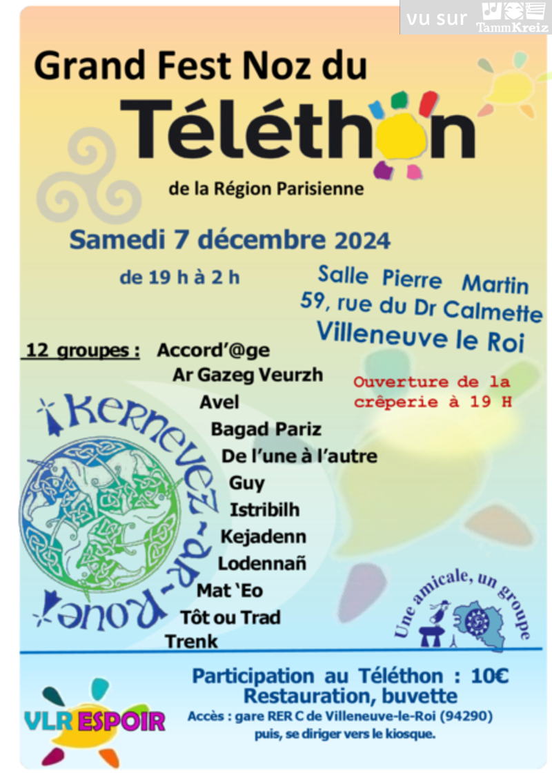 Fest Noz à Villeneuve-le-Roi