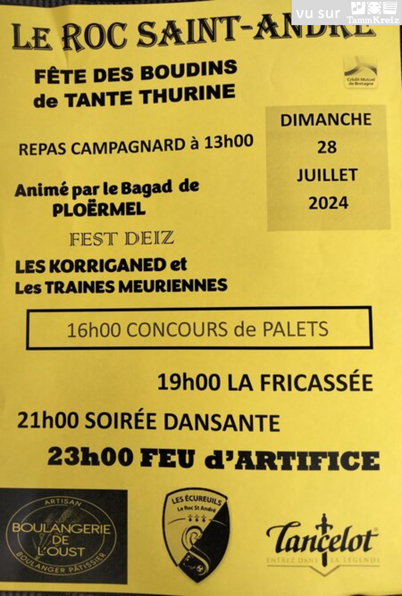 Fest Deiz à Le Roc-Saint-André