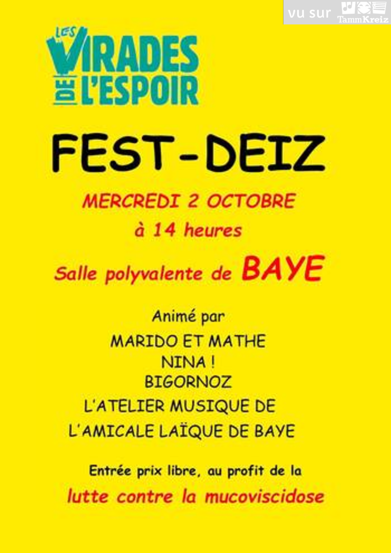 Fest Deiz à Baye