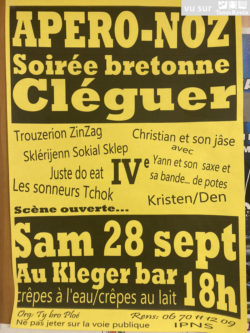 Fest Noz à Cléguer