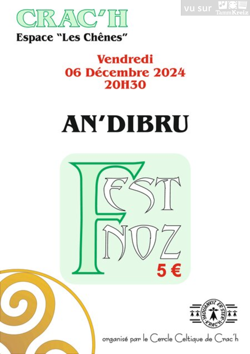 Fest Noz&nbsp;à&nbsp;Crac'h