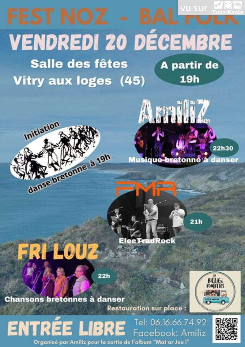 Fest-Noz/Bal folk à Vitry-aux-Loges