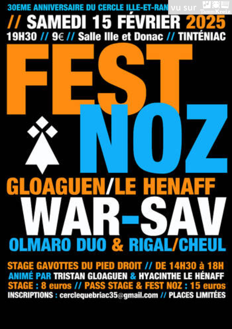 Fest Noz à Tinténiac