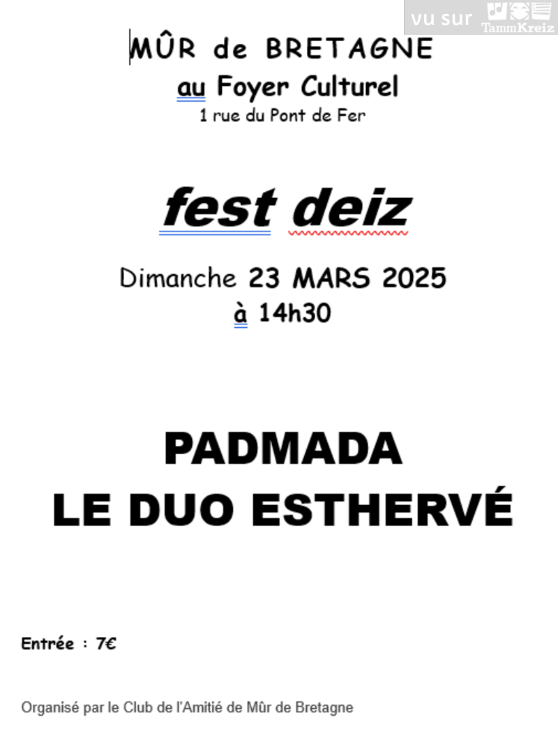 Fest Deiz à Mûr-de-Bretagne