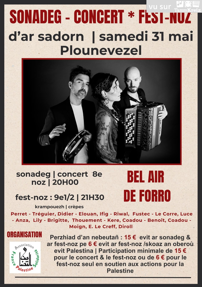 Concert et Fest-Noz à Plounévézel