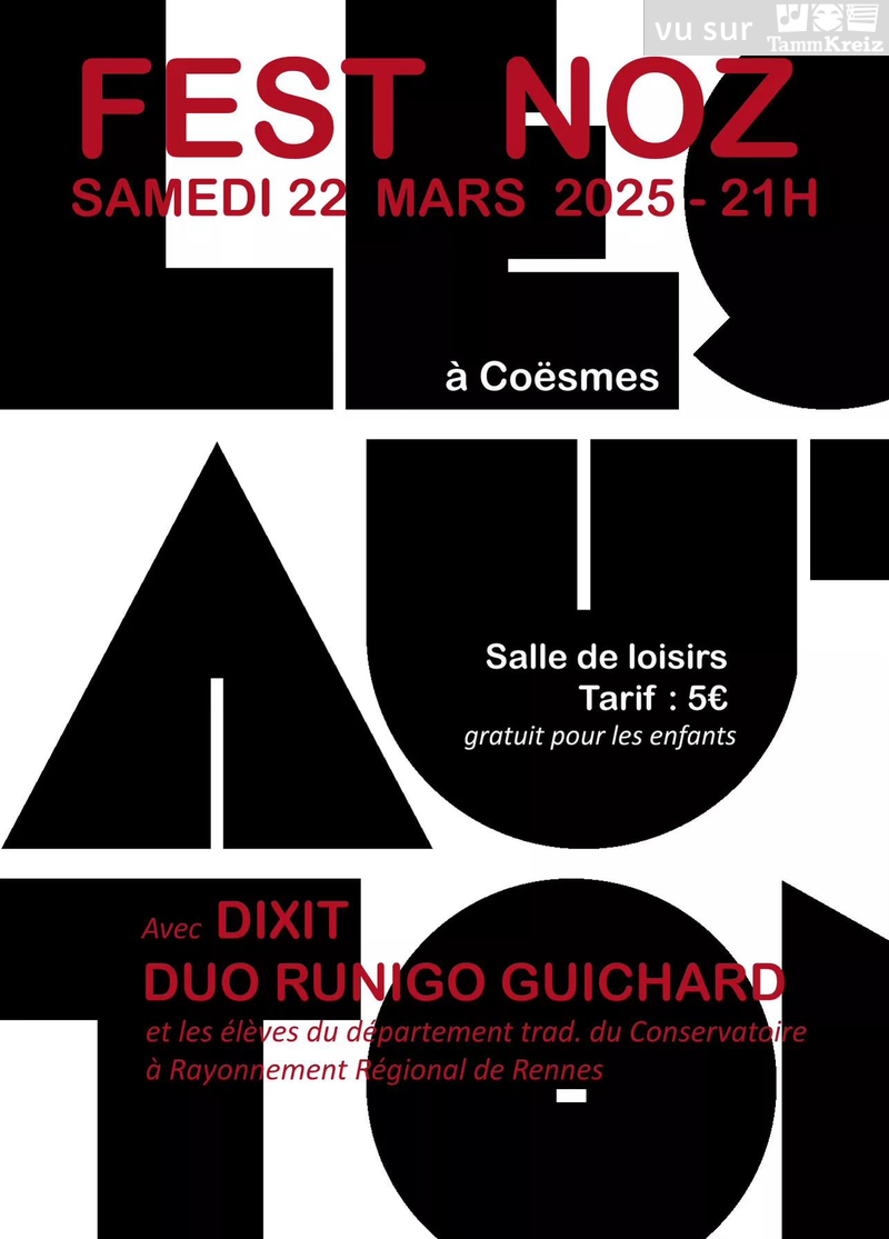 Fest Noz à Coësmes