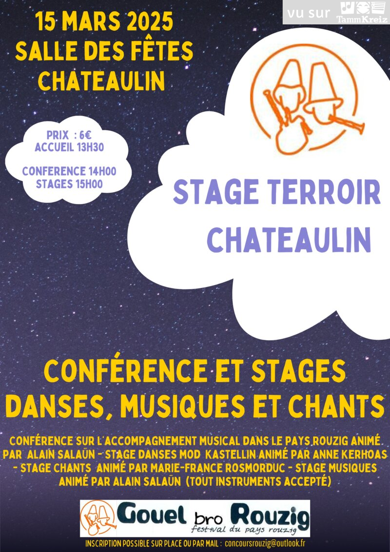 Stage à Chateaulin