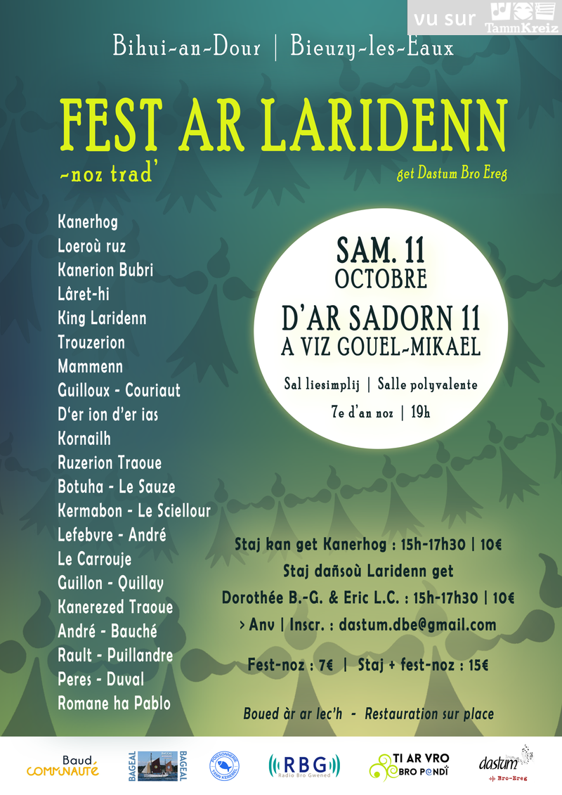 Fest Noz à Bieuzy-les-Eaux