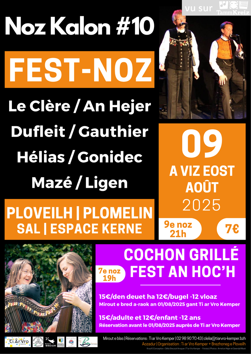 Repas et fest-noz à Plomelin