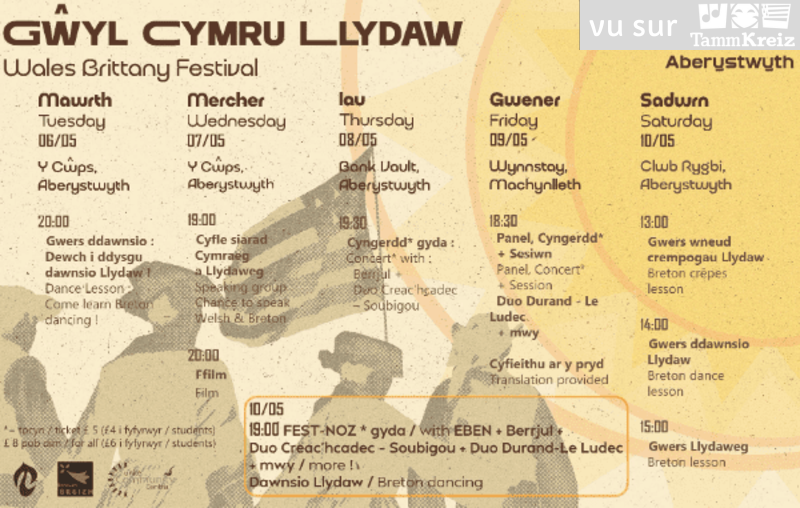 Concert et Fest-Noz à Aberystwyth