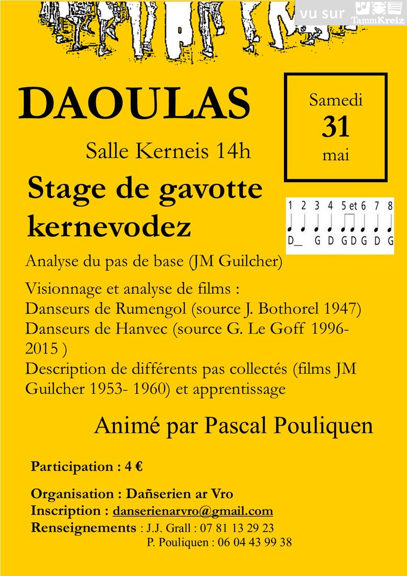 Stage à Daoulas