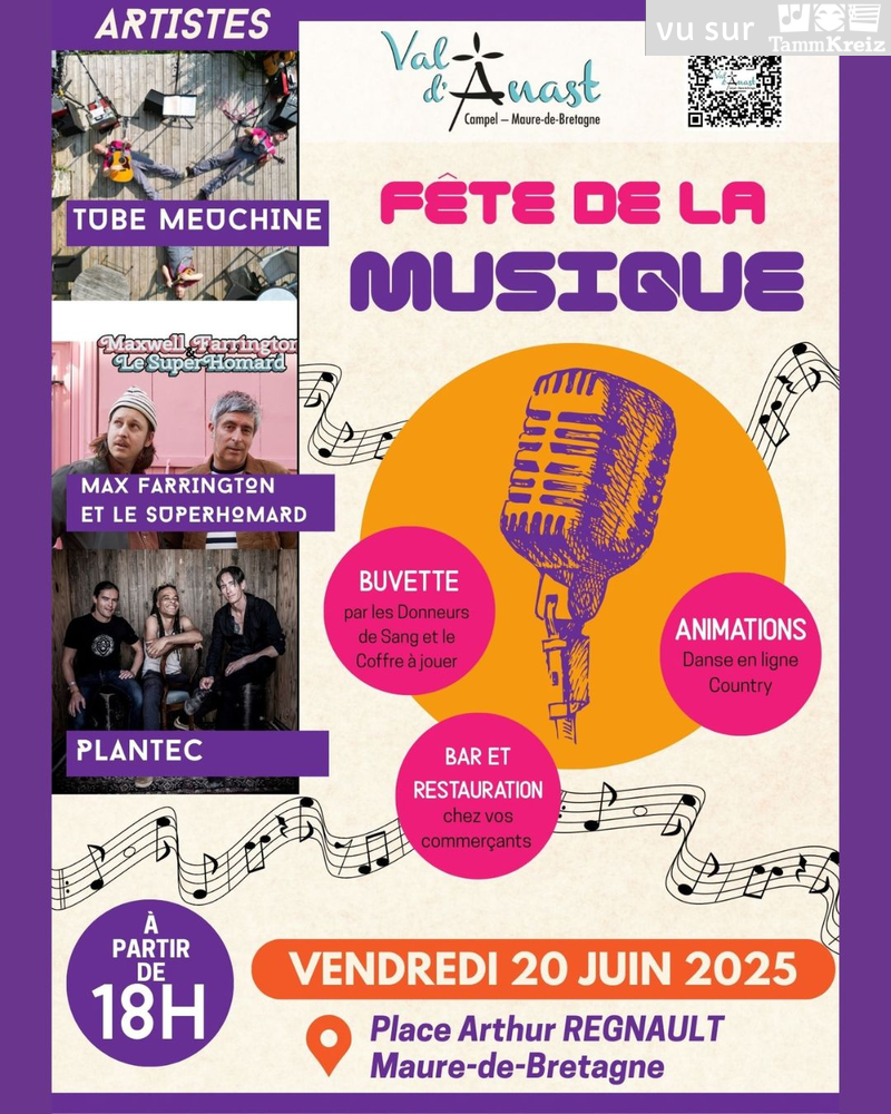 Concert et Fest-Noz à Maure-de-Bretagne