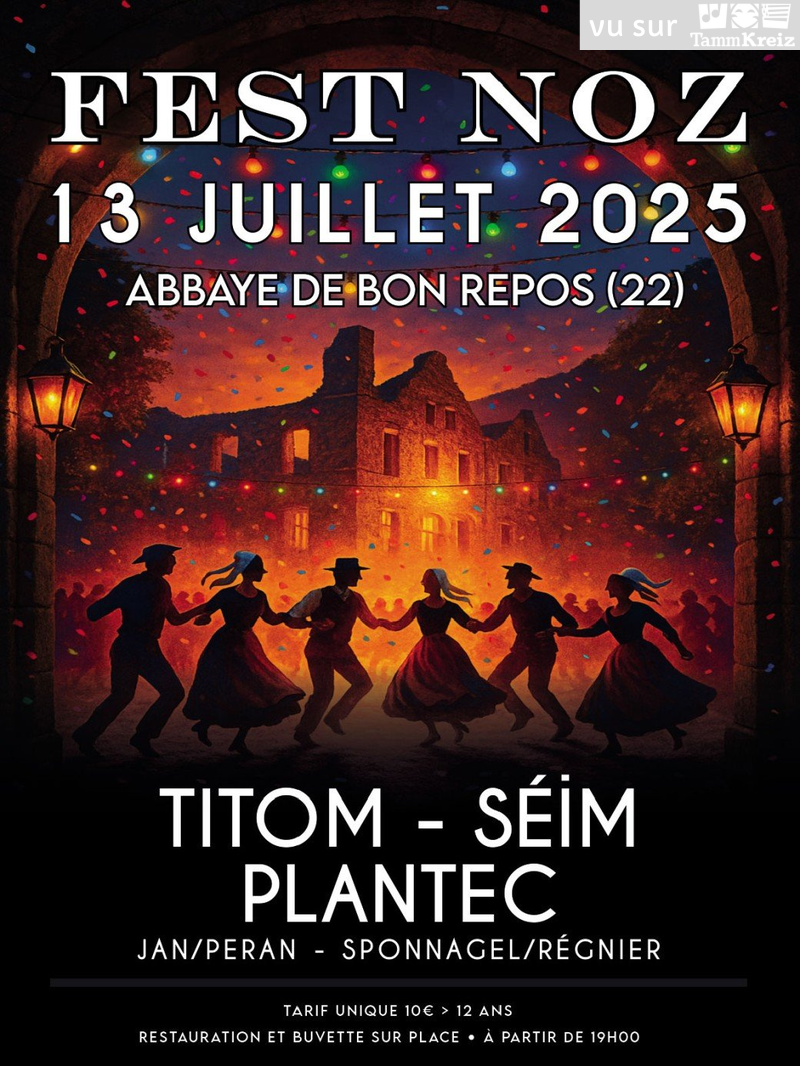 Fest Noz à Bon Repos sur Blavet