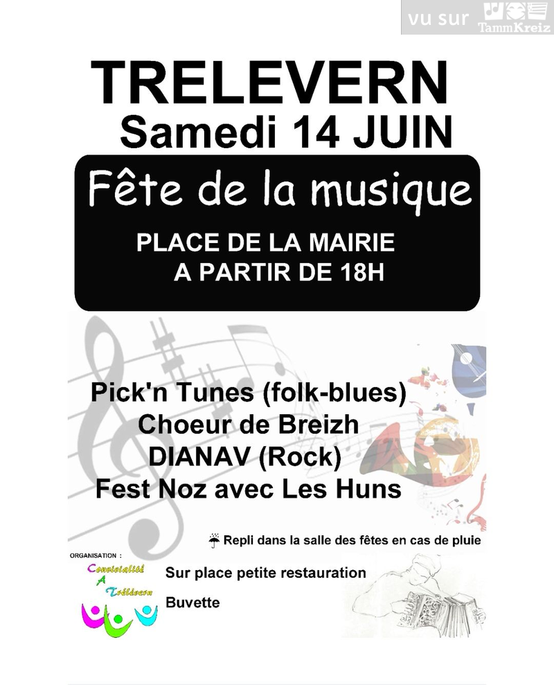 Concert et Fest-Noz à Trélévern