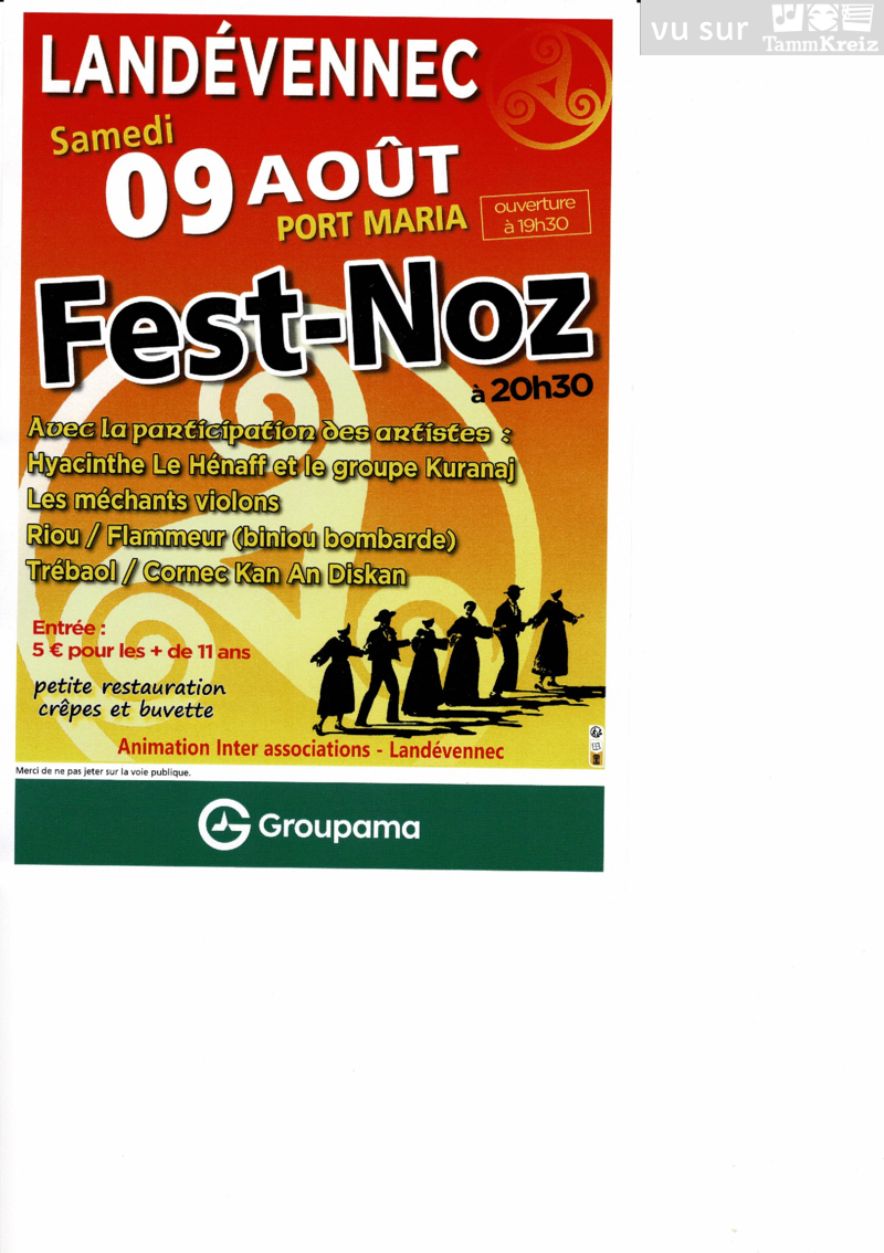 Fest Noz à Landévennec