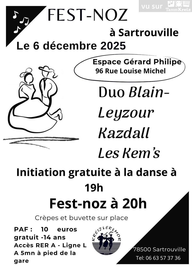 Fest Noz&nbsp;à&nbsp;Sartrouville