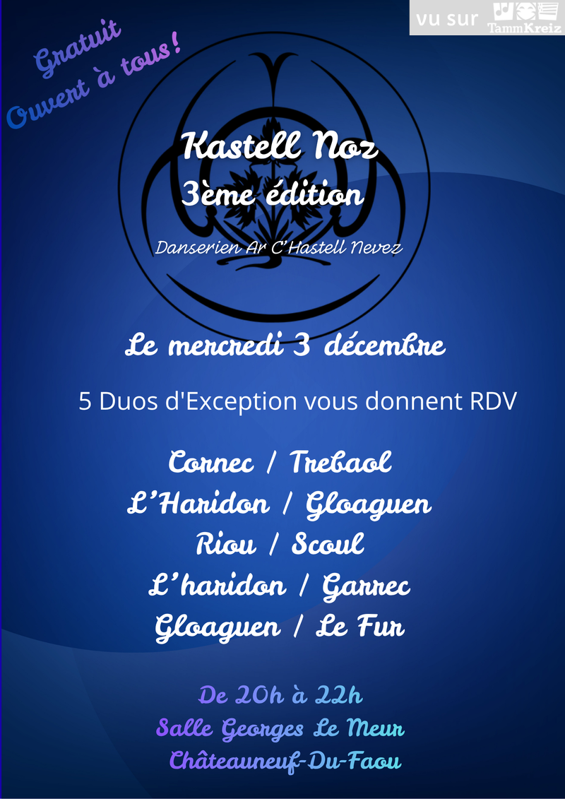 Fest Noz à Chateauneuf-du-Faou