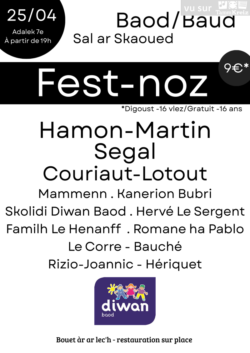 Fest Noz&nbsp;à&nbsp;Baud