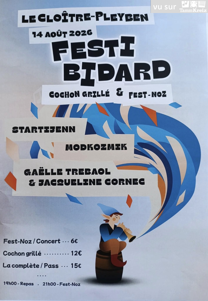 Fest Noz&nbsp;à&nbsp;Le Cloître-Pleyben