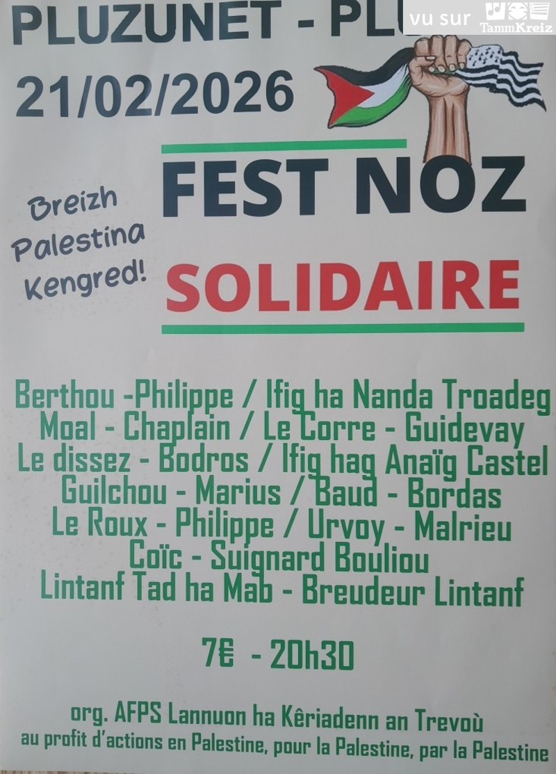 Fest Noz&nbsp;à&nbsp;Pluzunet