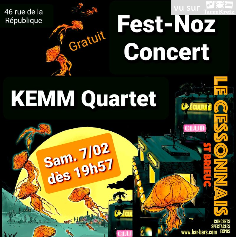 Concert et Fest-Noz&nbsp;à&nbsp;Saint-Brieuc