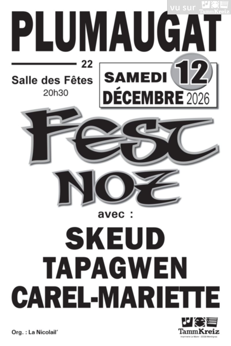 Fest Noz&nbsp;à&nbsp;Plumaugat