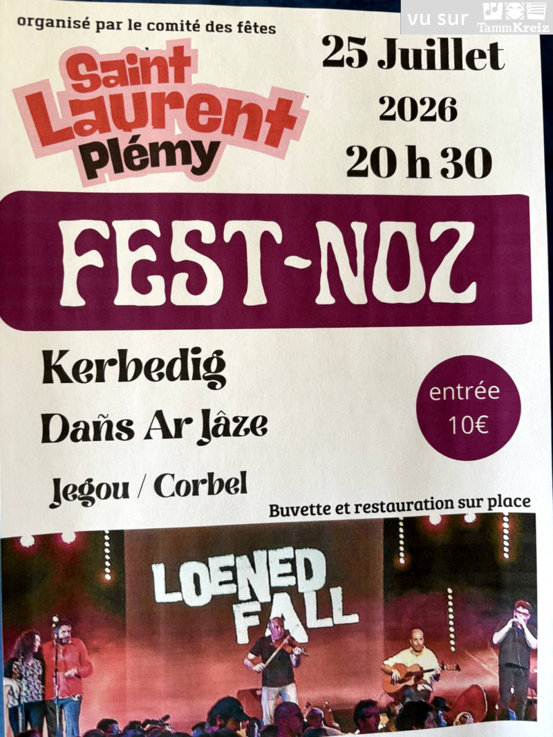 Fest Noz&nbsp;à&nbsp;Plémy