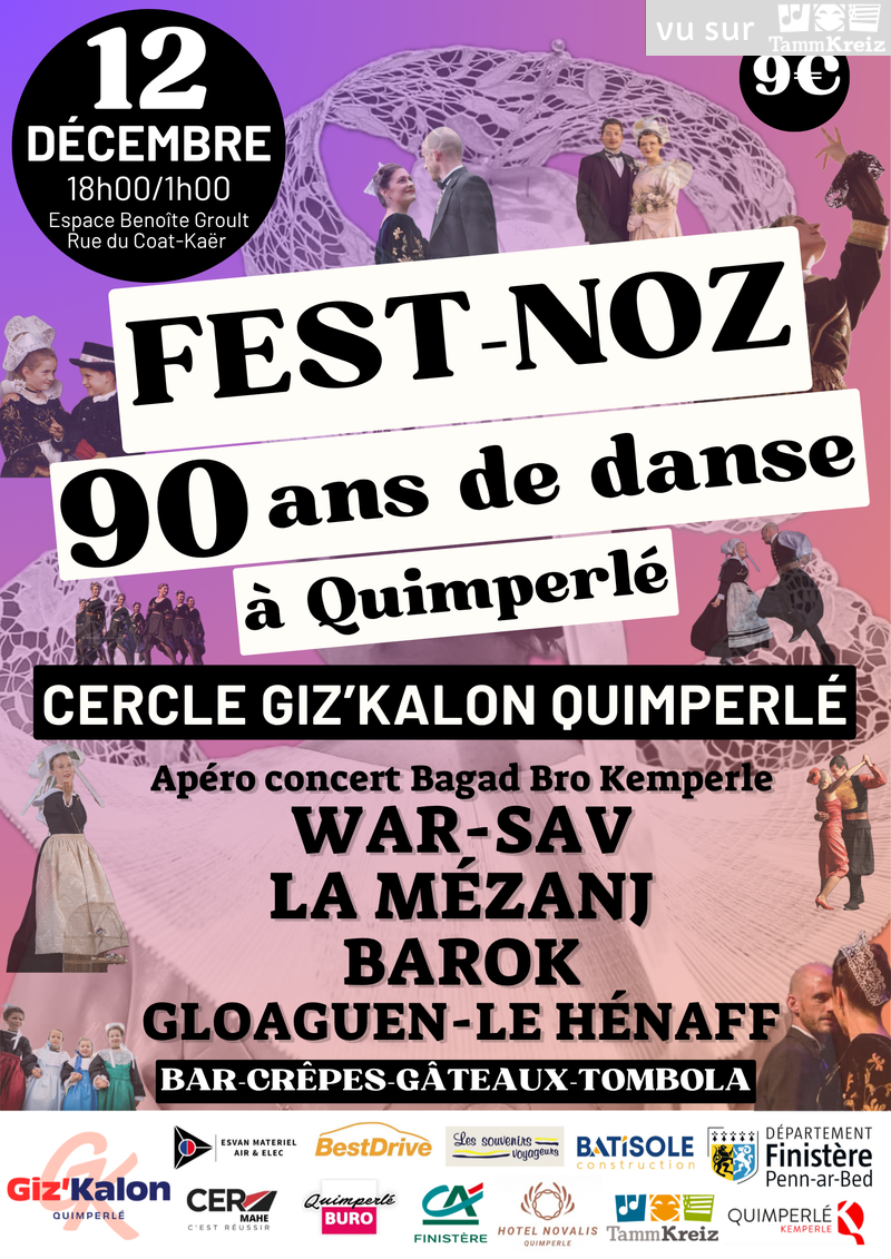 Fest Noz&nbsp;à&nbsp;Quimperlé