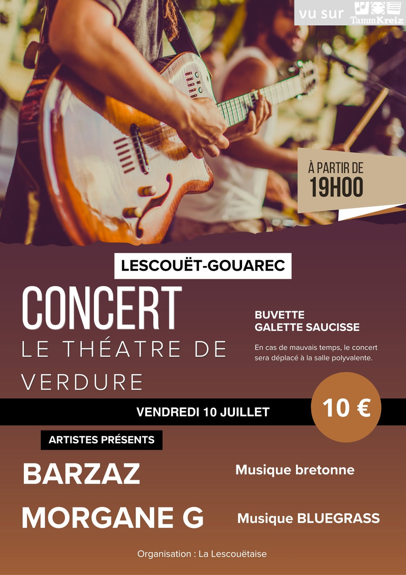 Concert&nbsp;à&nbsp;Lescouët-Gouarec