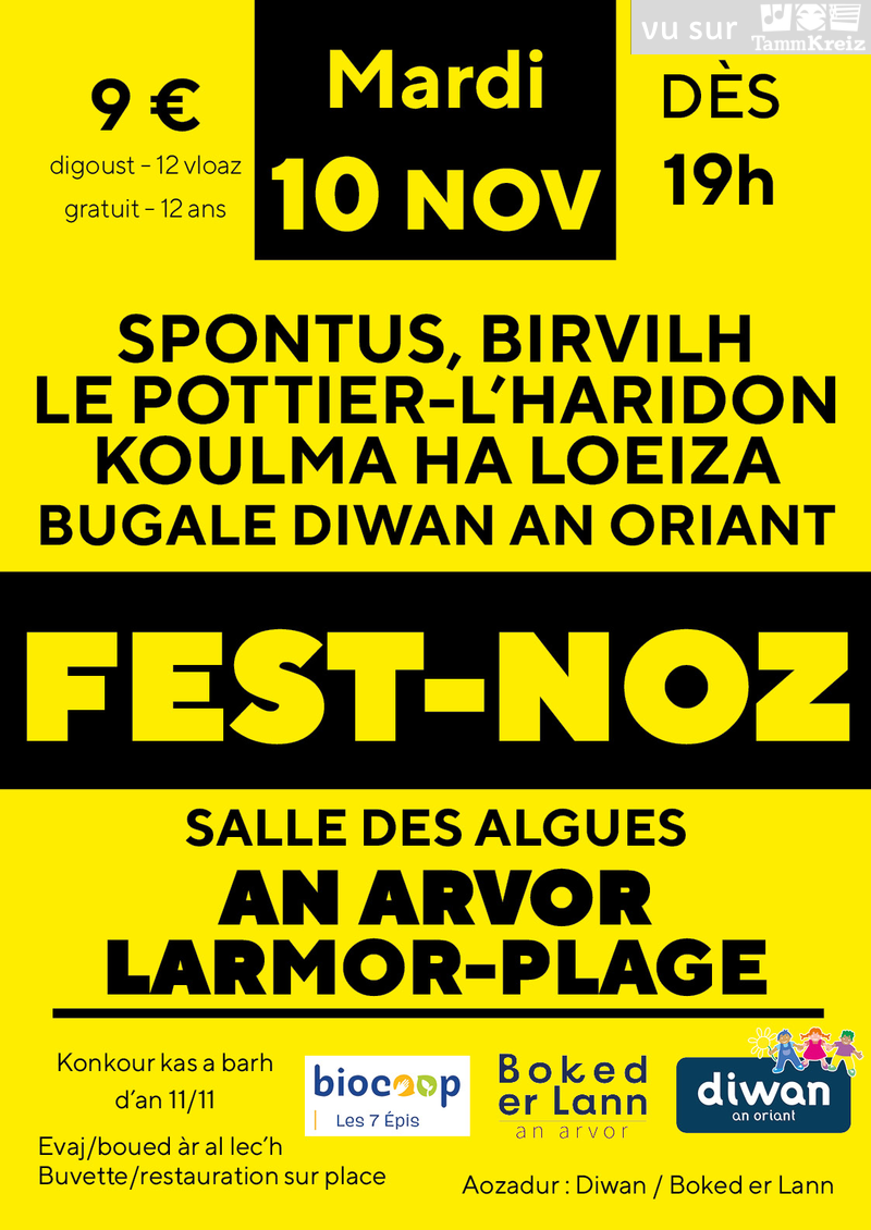 Fest Noz&nbsp;à&nbsp;Larmor-Plage