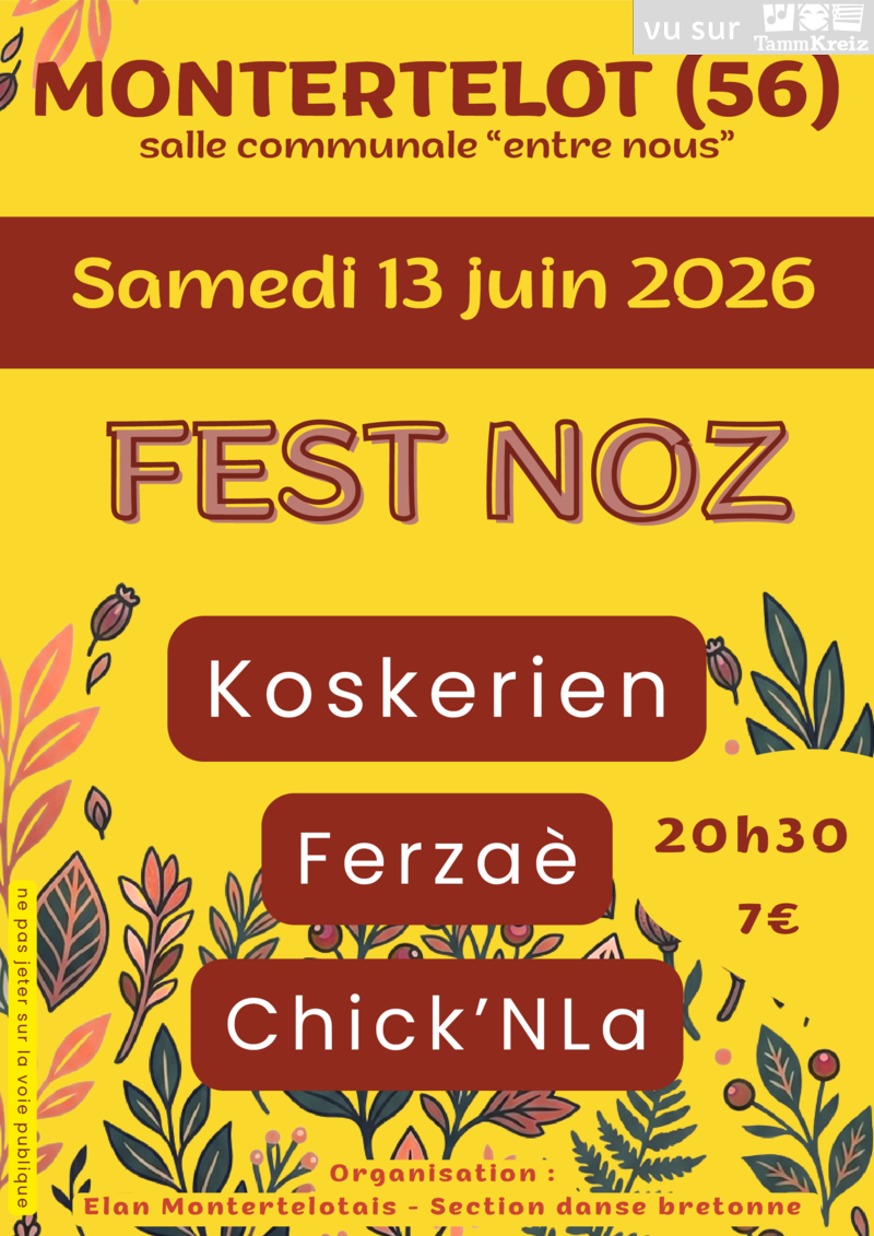 Fest Noz&nbsp;à&nbsp;Montertelot