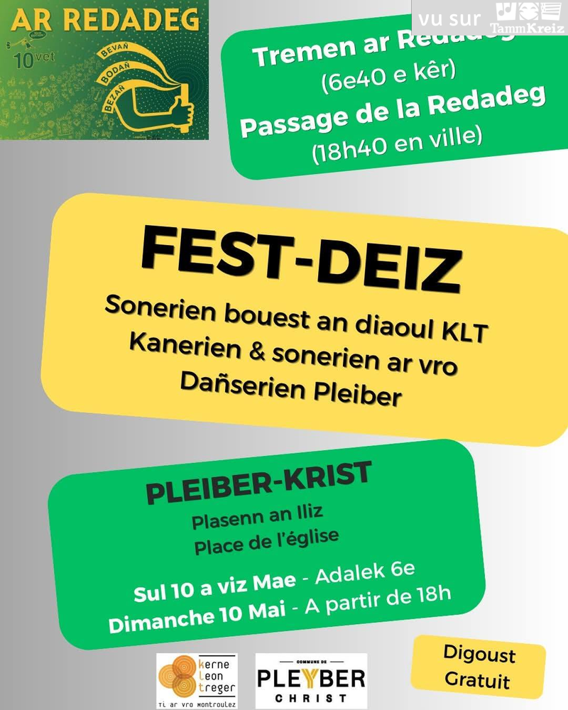 Fest Deiz&nbsp;à&nbsp;Pleyber-Christ