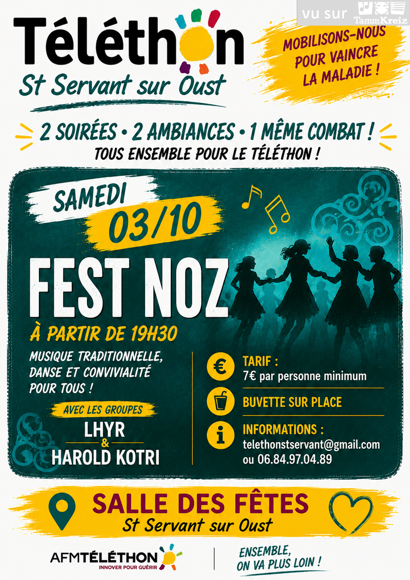 Fest Noz&nbsp;à&nbsp;Saint-Servant-sur-Oust