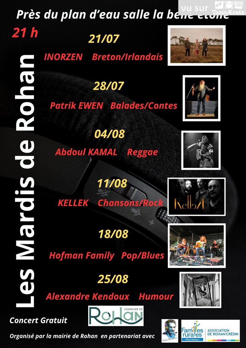 Concert et Fest-Noz&nbsp;à&nbsp;Rohan