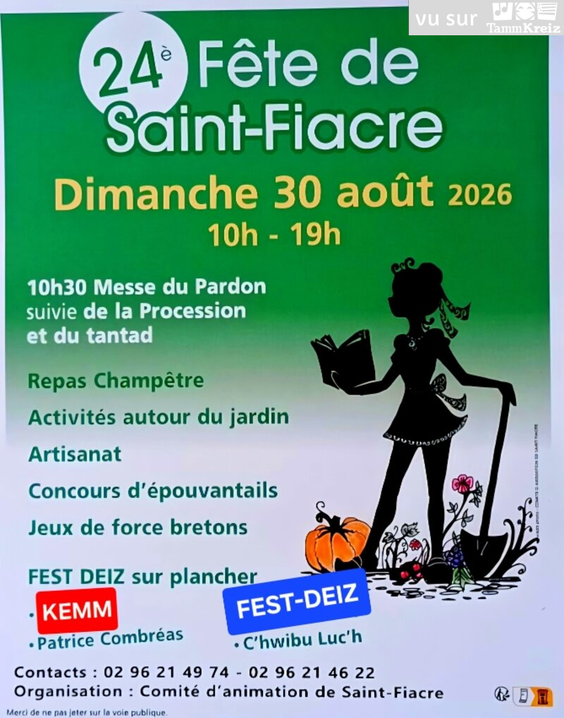 Fest Deiz&nbsp;à&nbsp;Saint-Fiacre
