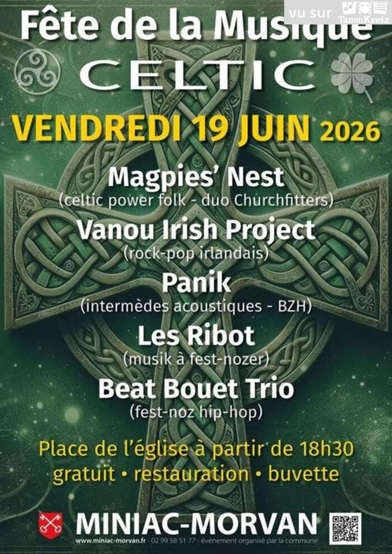 Concert et Fest-Noz&nbsp;à&nbsp;Miniac-Morvan