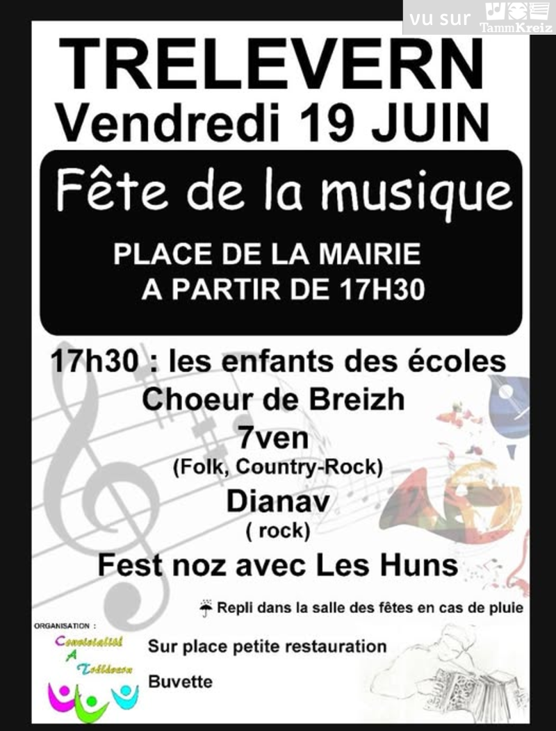 Concert et Fest-Noz&nbsp;à&nbsp;Trélévern