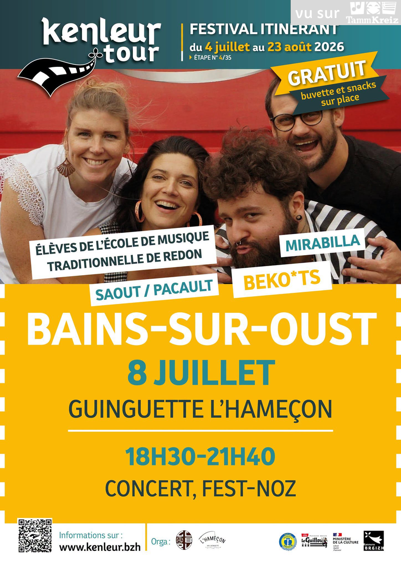 Fest Noz&nbsp;à&nbsp;Bains-sur-Oust