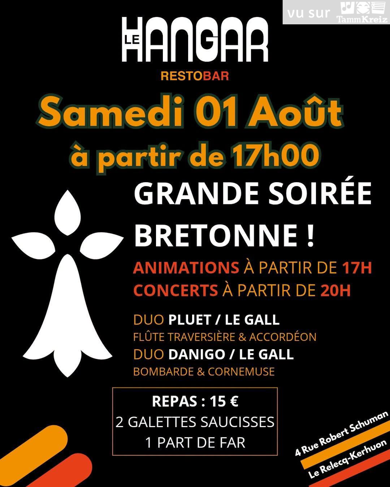 Concert et Fest-Noz&nbsp;à&nbsp;Le Relecq-Kerhuon
