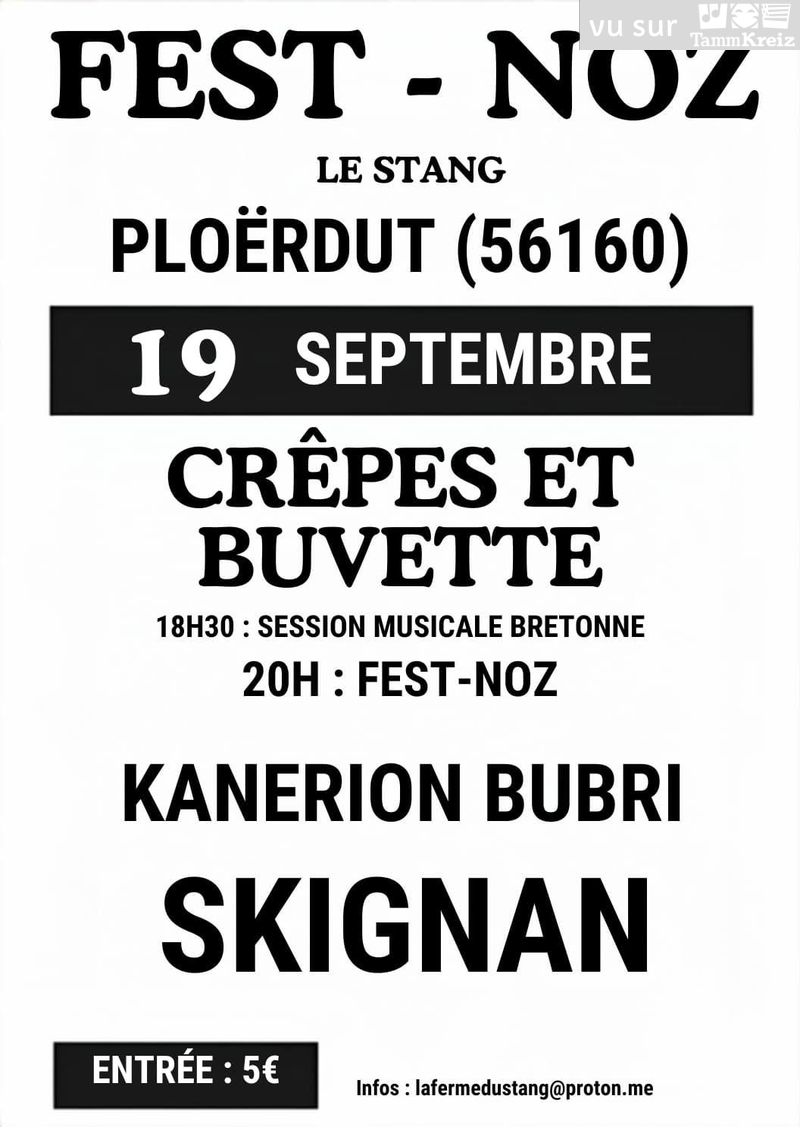 Fest Noz&nbsp;à&nbsp;Ploërdut