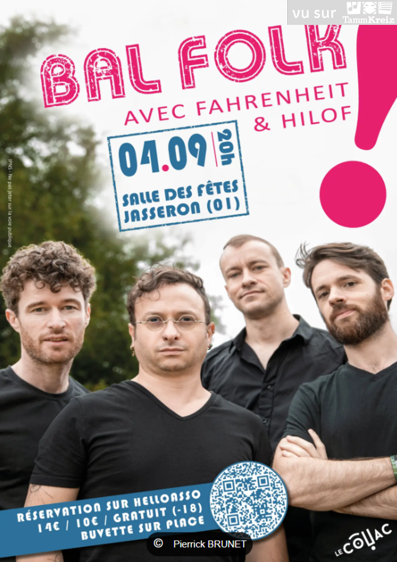 Fest-Noz/Bal folk&nbsp;à&nbsp;Jasseron